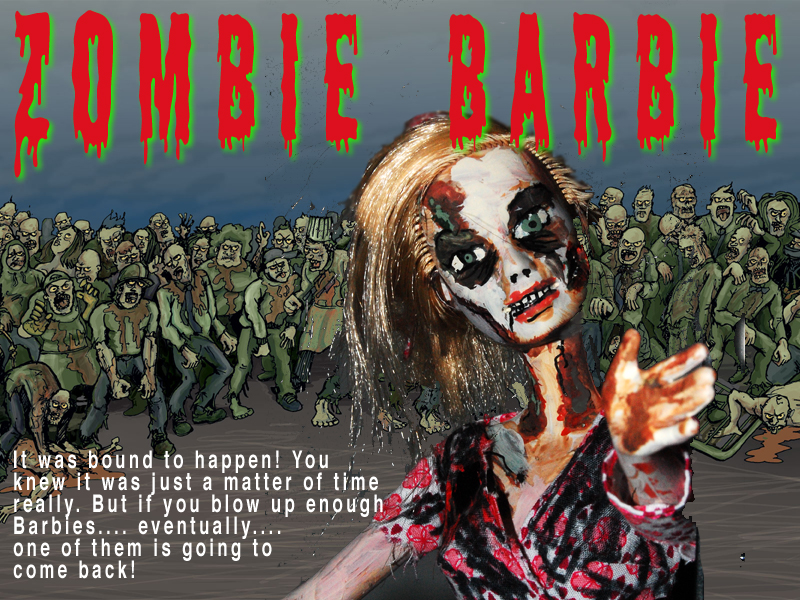 zombie barbie costume